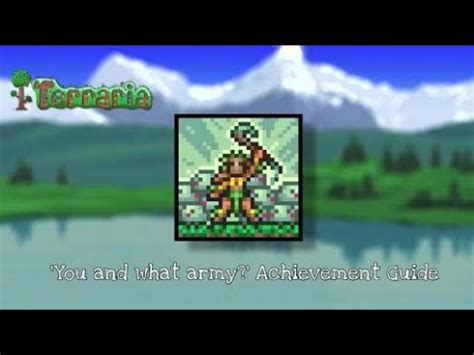Terraria you and what army. Things To Know About Terraria you and what army. 